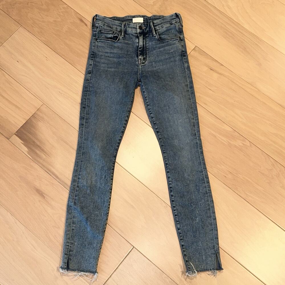 Mother The Looker Sacred Slit In Shaking Things Up Blue Jean Women’s 25